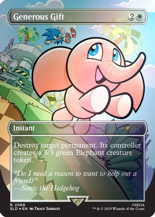 Image of Generous Gift (2088) (Rainbow Foil) [Secret Lair Drop Series]