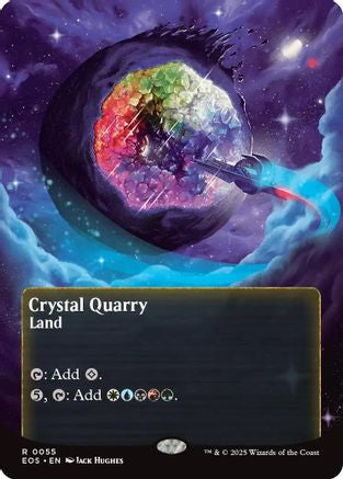 Image of Crystal Quarry (0055) (Borderless) [Edge of Eternities: Stellar Sights]