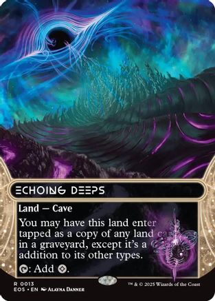 Image of Echoing Deeps (0013) (Borderless) [Edge of Eternities: Stellar Sights]
