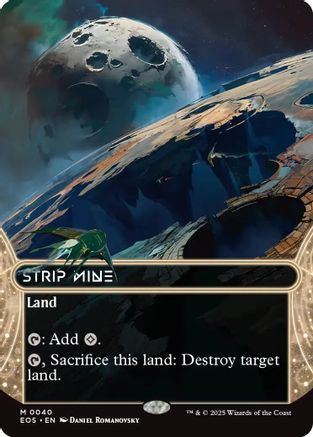 Image of Strip Mine (0040) (Borderless) [Edge of Eternities: Stellar Sights]