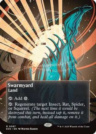 Image of Swarmyard (0087) (Borderless) [Edge of Eternities: Stellar Sights]
