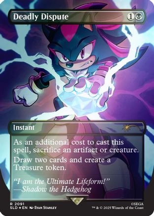 Image of Deadly Dispute (2091) (Rainbow Foil) [Secret Lair Drop Series]
