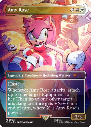 Image of Amy Rose (Rainbow Foil) [Secret Lair Drop Series]