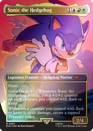 Image of Sonic the Hedgehog (Rainbow Foil) [Secret Lair Drop Series]