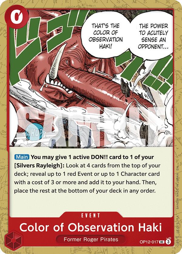Image of Color of Observation Haki [Legacy of the Master]