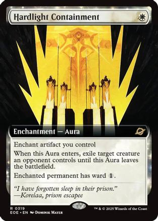 Image of Hardlight Containment (Extended Art) [Edge of Eternities]