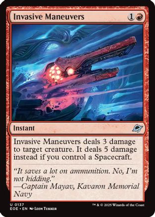 Image of Invasive Maneuvers [Edge of Eternities]