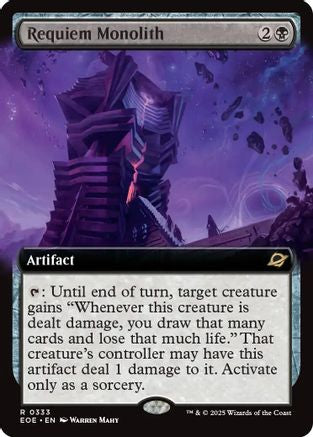 Image of Requiem Monolith (Extended Art) [Edge of Eternities]