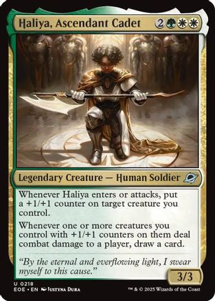 Image of Haliya, Ascendant Cadet [Edge of Eternities]
