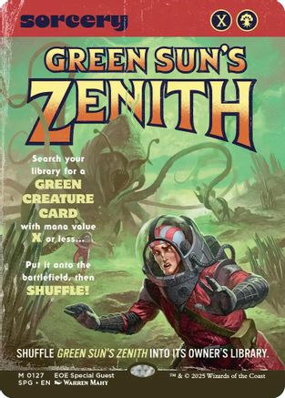 Image of Green Sun's Zenith (Showcase) [Edge of Eternities Special Guests]