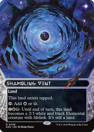 Image of Shambling Vent (0038) (Borderless) [Edge of Eternities: Stellar Sights]