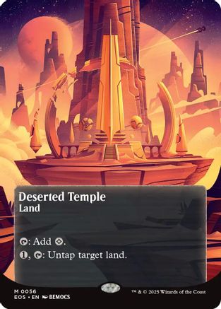 Image of Deserted Temple (0056) (Borderless) [Edge of Eternities: Stellar Sights]