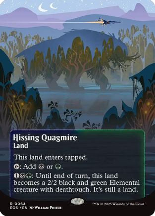 Image of Hissing Quagmire (0064) (Borderless) [Edge of Eternities: Stellar Sights]