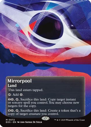 Image of Mirrorpool (0072) (Borderless) [Edge of Eternities: Stellar Sights]