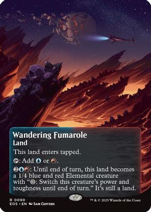 Image of Wandering Fumarole (0090) (Borderless) [Edge of Eternities: Stellar Sights]