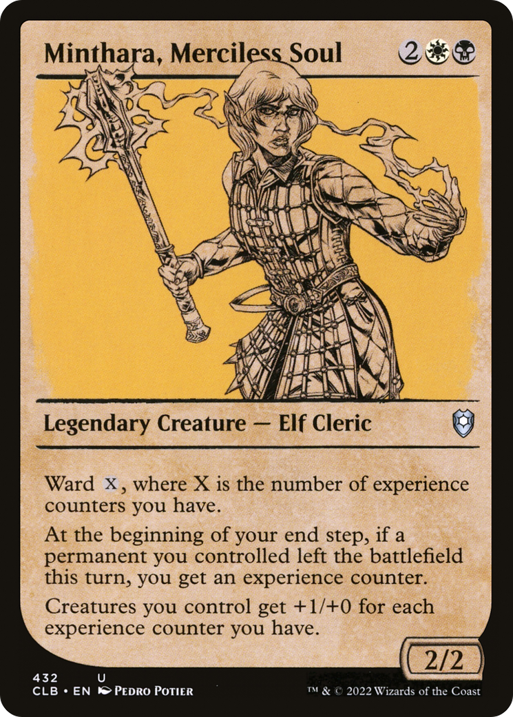 Image of Minthara, Merciless Soul (Showcase) [Commander Legends: Battle for Baldur's Gate]