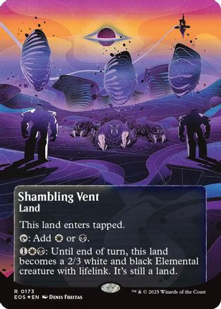 Image of Shambling Vent (0173) (Borderless) (Galaxy Foil) [Edge of Eternities: Stellar Sights]