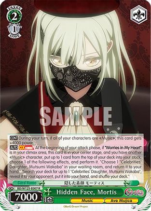 Image of Hidden Face, Mortis (BD/W125-E007 R) [MyGO!!!!! x Ave Mujica]