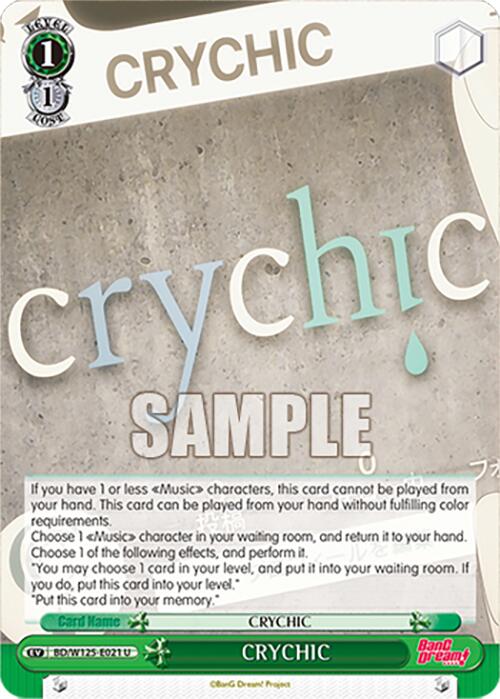 Image of CRYCHIC (BD/W125-E021 U) [MyGO!!!!! x Ave Mujica]