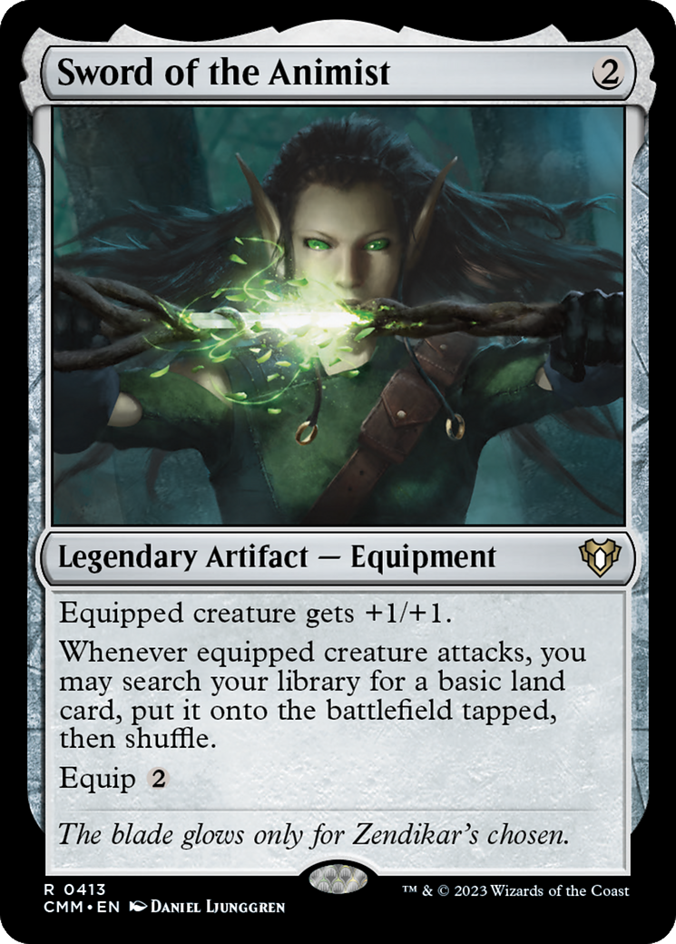Image of Sword of the Animist [Commander Masters]
