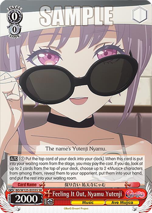 Image of Feeling It Out, Nyamu Yutenji (BD/W125-E035S SR) [MyGO!!!!! x Ave Mujica]