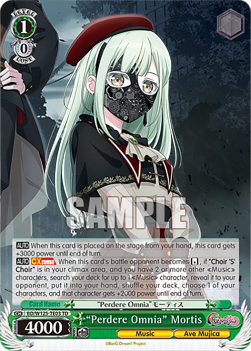 Image of Perdere Omnia Mortis (BD/W125-TE03) [MyGO!!!!! x Ave Mujica]