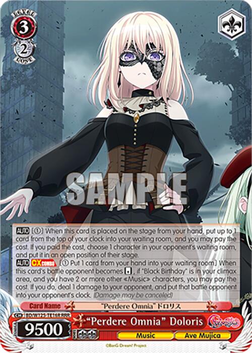 Image of Perdere Omnia Doloris (RRR) (BD/W125-TE16R) [MyGO!!!!! x Ave Mujica]