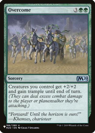 Image of Overcome [The List]