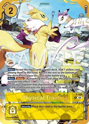Image of Physical Training [P-105] (Premium Card Collection -Digimon Training Set-) [Digimon Demo Deck Exclusive Cards]