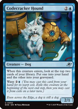 Image of Codecracker Hound [Edge of Eternities]
