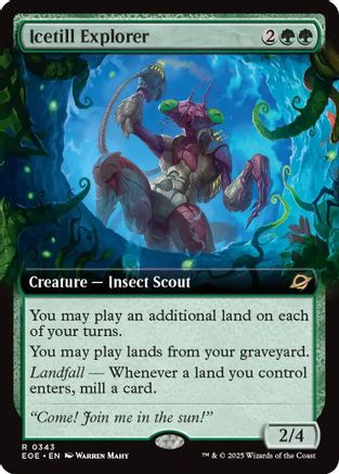 Image of Icetill Explorer (Extended Art) [Edge of Eternities]