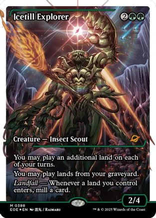 Image of Icetill Explorer (Showcase) (Fracture Foil) [Edge of Eternities]