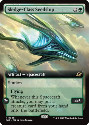 Image of Sledge-Class Seedship (Extended Art) [Edge of Eternities]