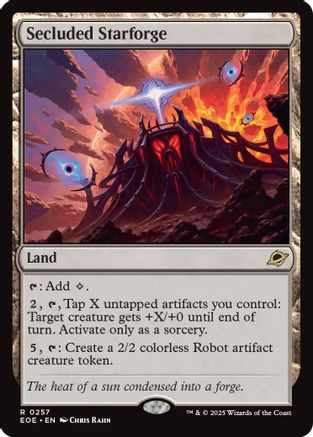 Image of Secluded Starforge [Edge of Eternities]