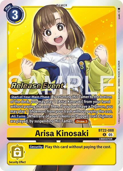 Image of Arisa Kinosaki [BT22-088] [Cyber Eden Release Event Cards]