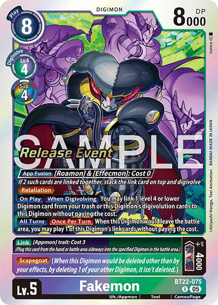 Image of Fakemon [BT22-075] [Cyber Eden Release Event Cards]