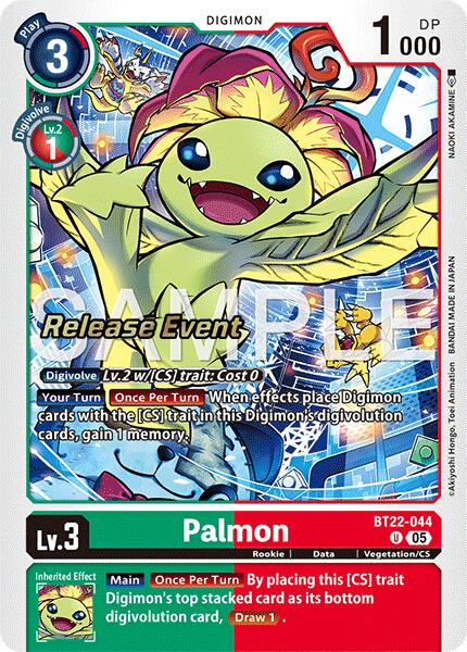 Image of Palmon [BT22-044] [Cyber Eden Release Event Cards]