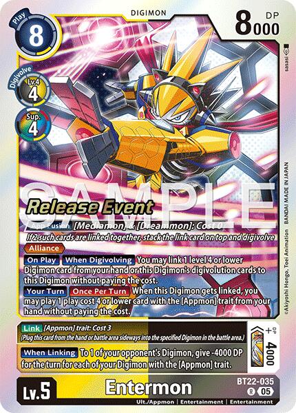 Image of Entermon [BT22-035] [Cyber Eden Release Event Cards]