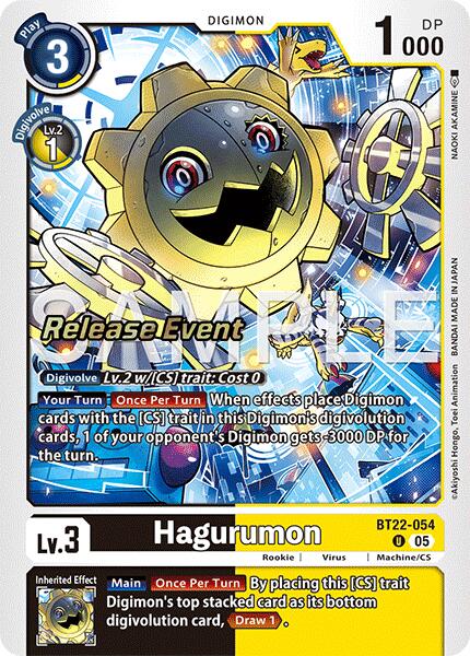 Image of Hagurumon [BT22-054] [Cyber Eden Release Event Cards]