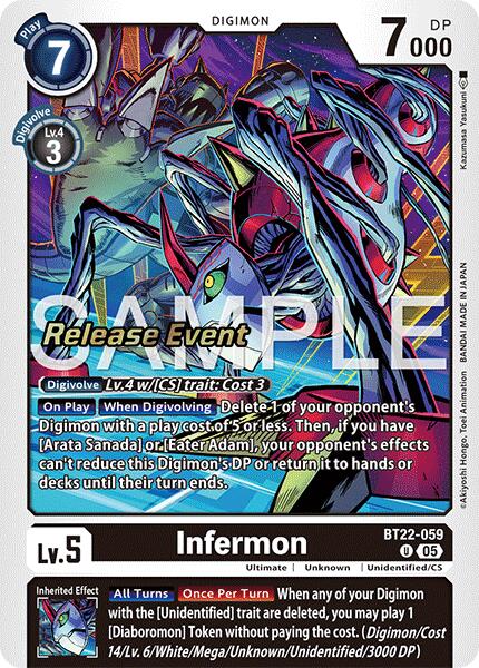 Image of Infermon [BT22-059] [Cyber Eden Release Event Cards]
