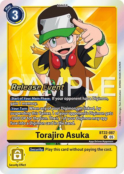 Image of Torajiro Asuka [BT22-087] [Cyber Eden Release Event Cards]