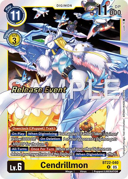 Image of Cendrillmon [BT22-040] [Cyber Eden Release Event Cards]