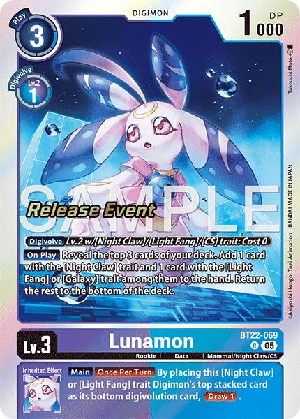 Image of Lunamon [BT22-069] [Cyber Eden Release Event Cards]