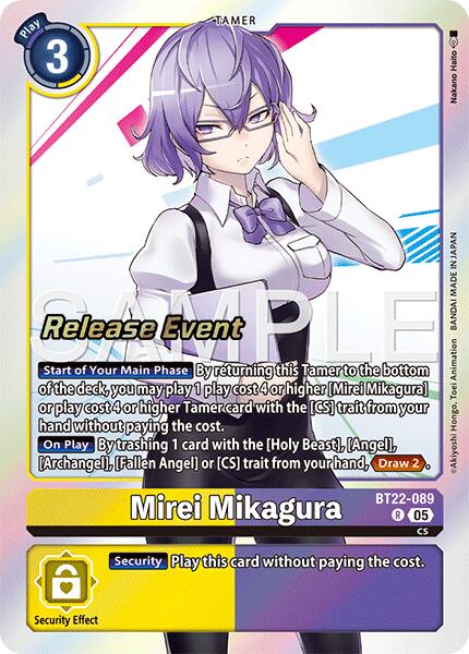 Image of Mirei Mikagura [BT22-089] [Cyber Eden Release Event Cards]