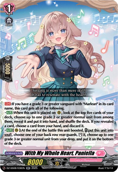 Image of With My Whole Heart, Paniella (DZ-SS08/030EN) [Festival Booster 2025]