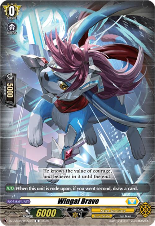 Image of Wingal Brave (DZ-SS08/045EN) [Festival Booster 2025]