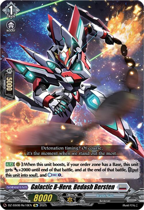 Image of Galactic B-Hero, Bedash Bersten (DZ-SS08/Re16EN) [Festival Booster 2025]