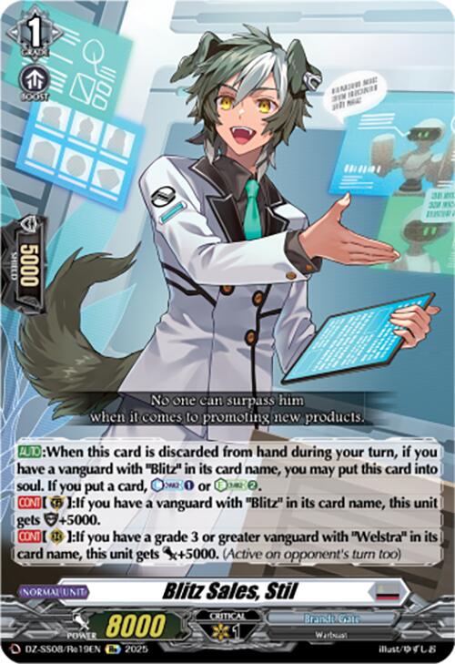 Image of Blitz Sales, Stil (DZ-SS08/Re19EN) [Festival Booster 2025]