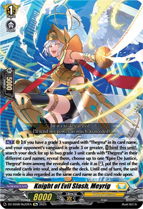 Image of Knight of Evil Slash, Meyrig (DZ-SS08/Re22EN) [Festival Booster 2025]