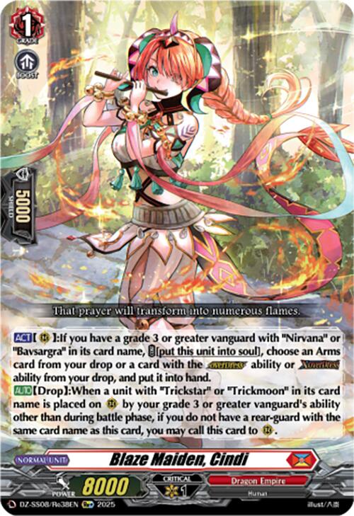 Image of Blaze Maiden, Cindi (Re+) (DZ-SS08/Re38EN) [Festival Booster 2025]